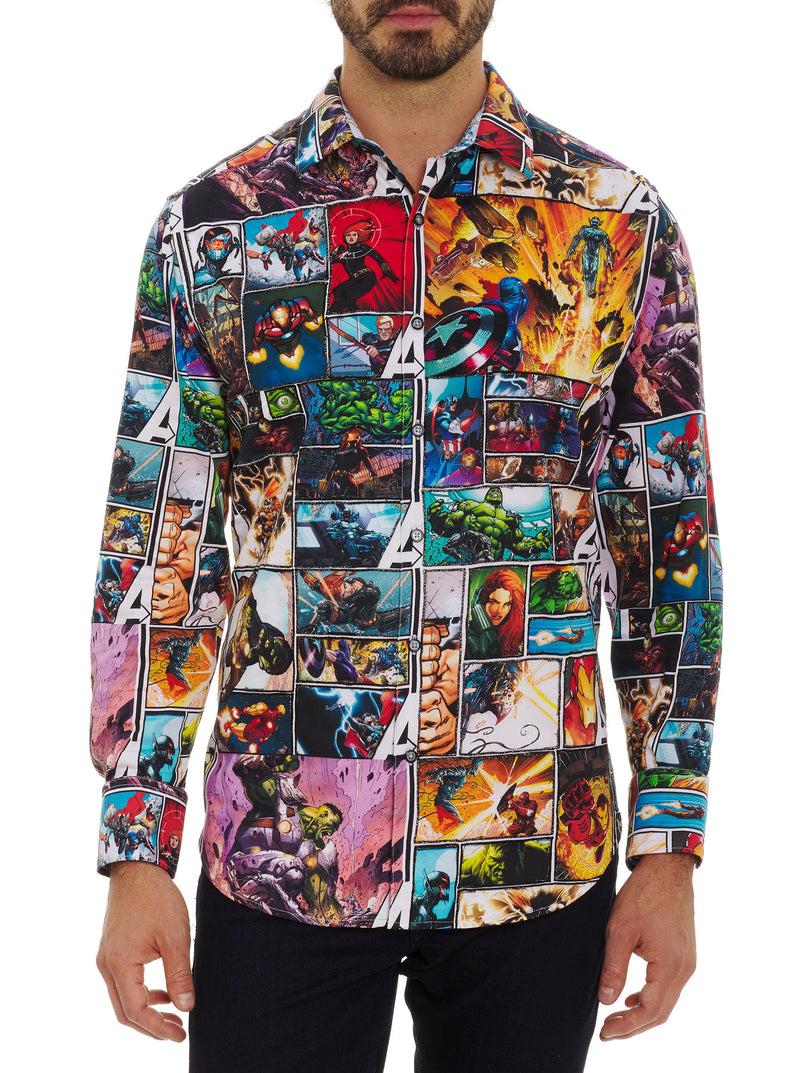 AVENGERS UNITE SPORT SHIRT BIG