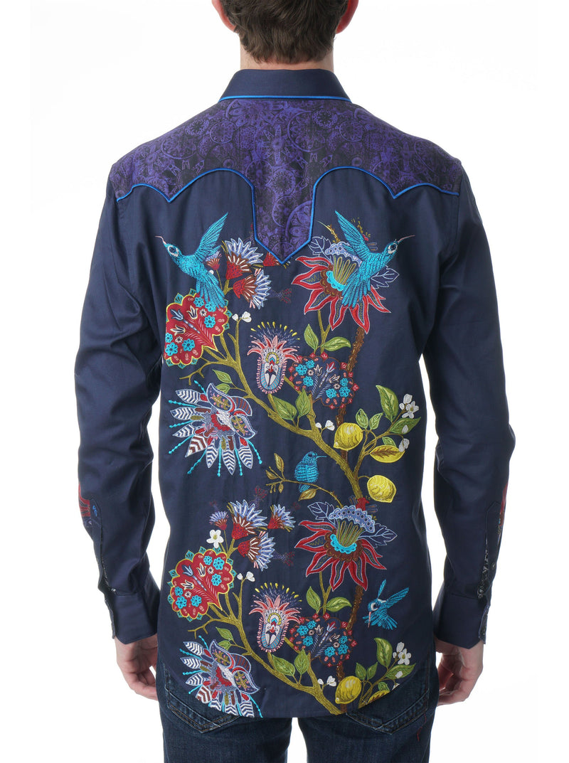 WAYLAN EMBROIDERED SPORT SHIRT