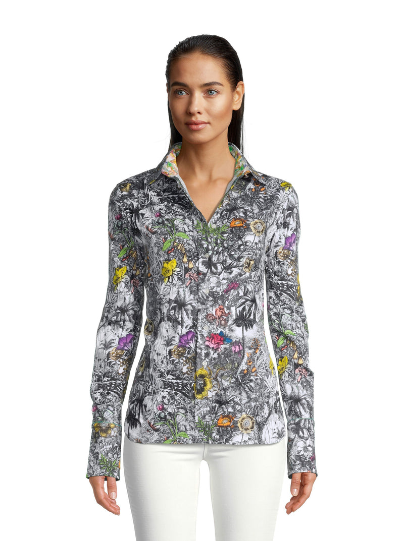 PRISCILLA BOTANICAL GARDEN PRINTED SHIRT