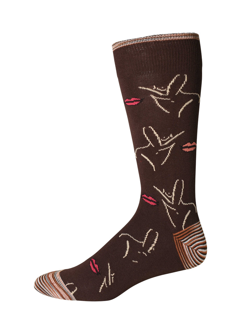 HOLLYWOOD SOCKS - Brown